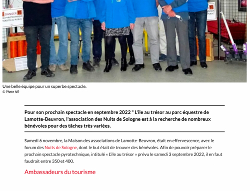 Lamotte-Beuvron : les Nuits de Sologne recherchent entre 350 et 400 bénévoles